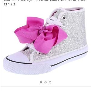 Silver Glitter JoJo Siwa hightops